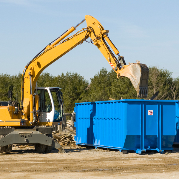 what size residential dumpster rentals are available in Adams WI